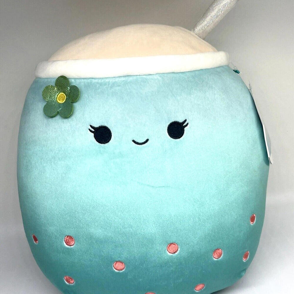 Squishmallow JAKARRIA‎ the Blue Boba Drink 12" 2021 NEW with Tags